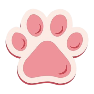 pink cat's paw